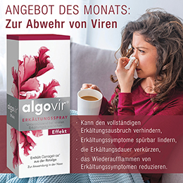 Monatsangebot: algovir® Erkältungsspray